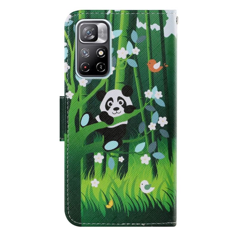 Flip Cover Poco M4 Pro 5G Panda Walk