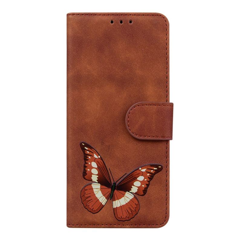 Flip Cover Poco M4 Pro 5G Skin-touch Butterfly