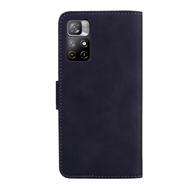 Flip Cover Poco M4 Pro 5G Skin-touch Butterfly