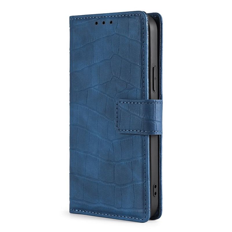 Flip Cover Poco M4 Pro 5G Skin-touch Krokodille