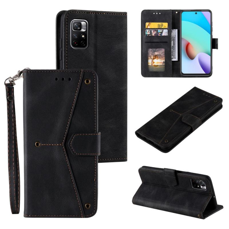 Flip Cover Poco M4 Pro 5G Skin-touch-sømme