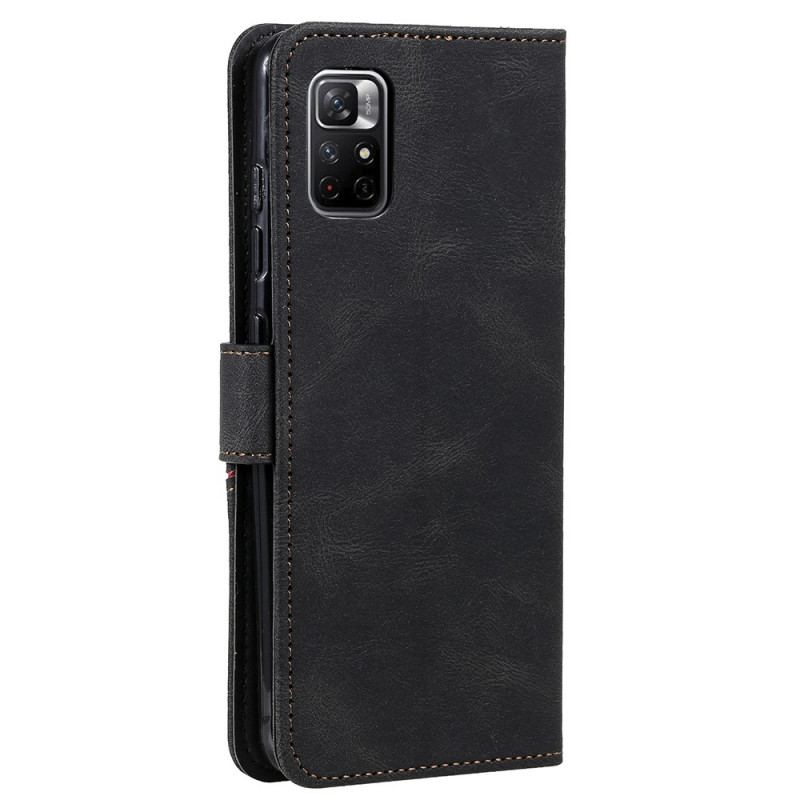 Flip Cover Poco M4 Pro 5G Skin-touch Split Læder