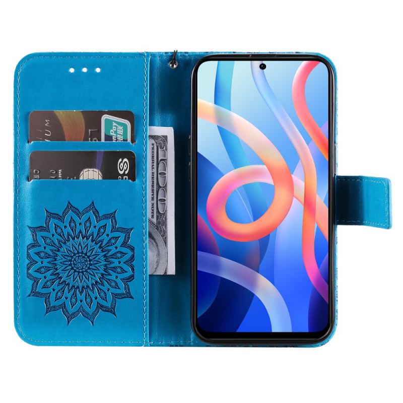 Flip Cover Poco M4 Pro 5G Solblomst