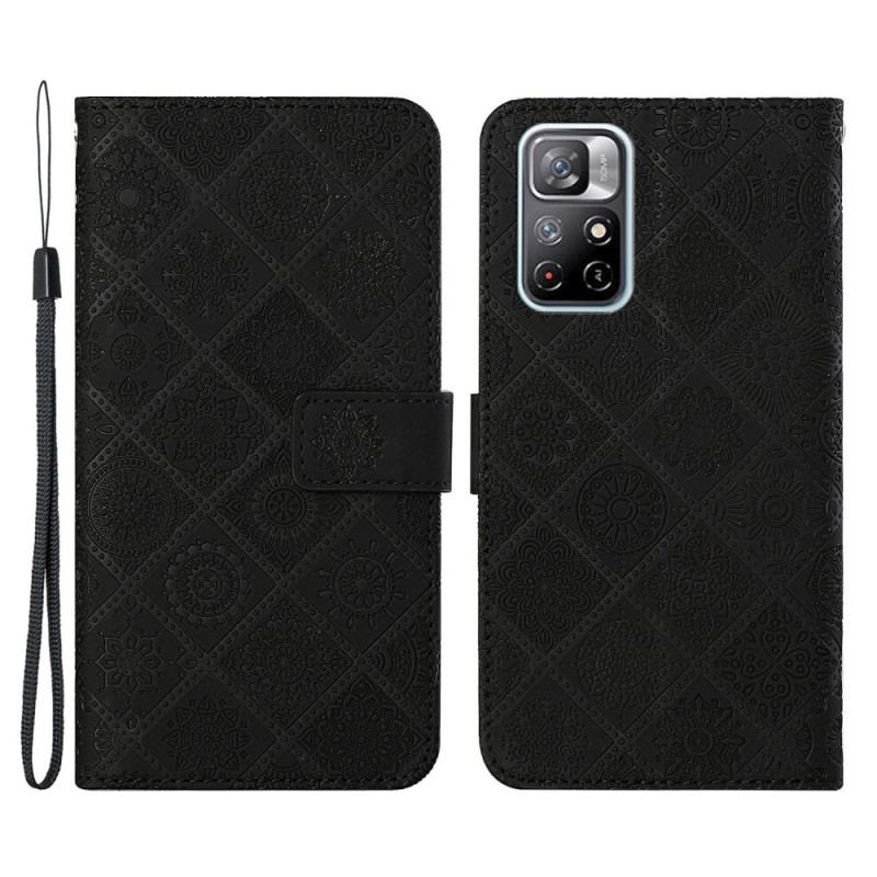 Flip Cover Poco M4 Pro 5G Tapestry Mønster