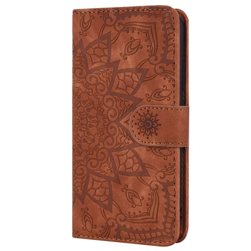 Læder Cover Poco M4 Pro 5G Barok-mandala