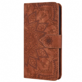 Læder Cover Poco M4 Pro 5G Barok-mandala