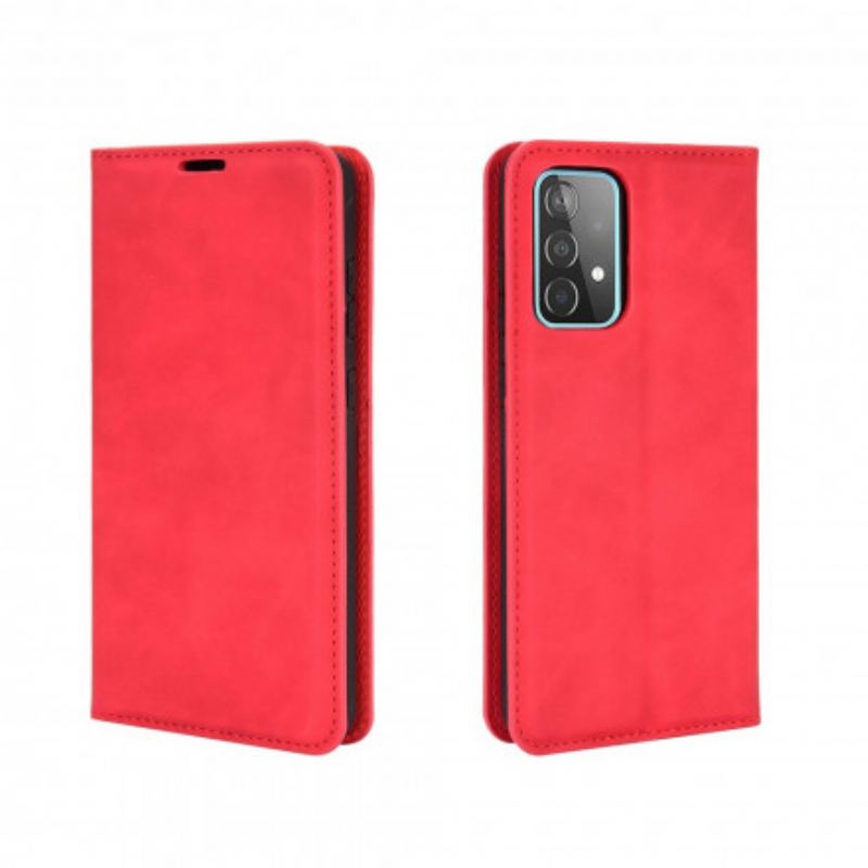 Cover Samsung Galaxy A52 4G / A52 5G / A52s 5G Flip Cover Blødt Lædereffekt