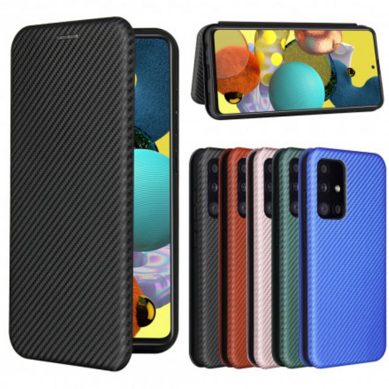 Cover Samsung Galaxy A52 4G / A52 5G / A52s 5G Flip Cover Kulfiber