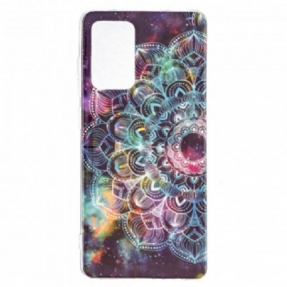 Cover Samsung Galaxy A52 4G / A52 5G / A52s 5G Fluorescerende Farverig Mandala