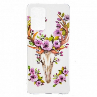 Cover Samsung Galaxy A52 4G / A52 5G / A52s 5G Fluorescerende Majestic Deer