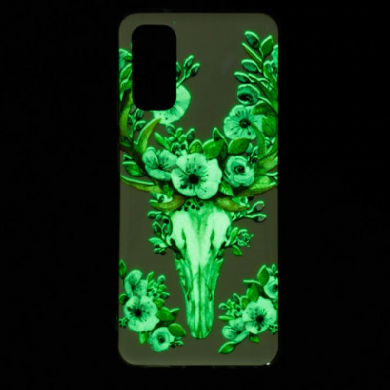 Cover Samsung Galaxy A52 4G / A52 5G / A52s 5G Fluorescerende Majestic Deer