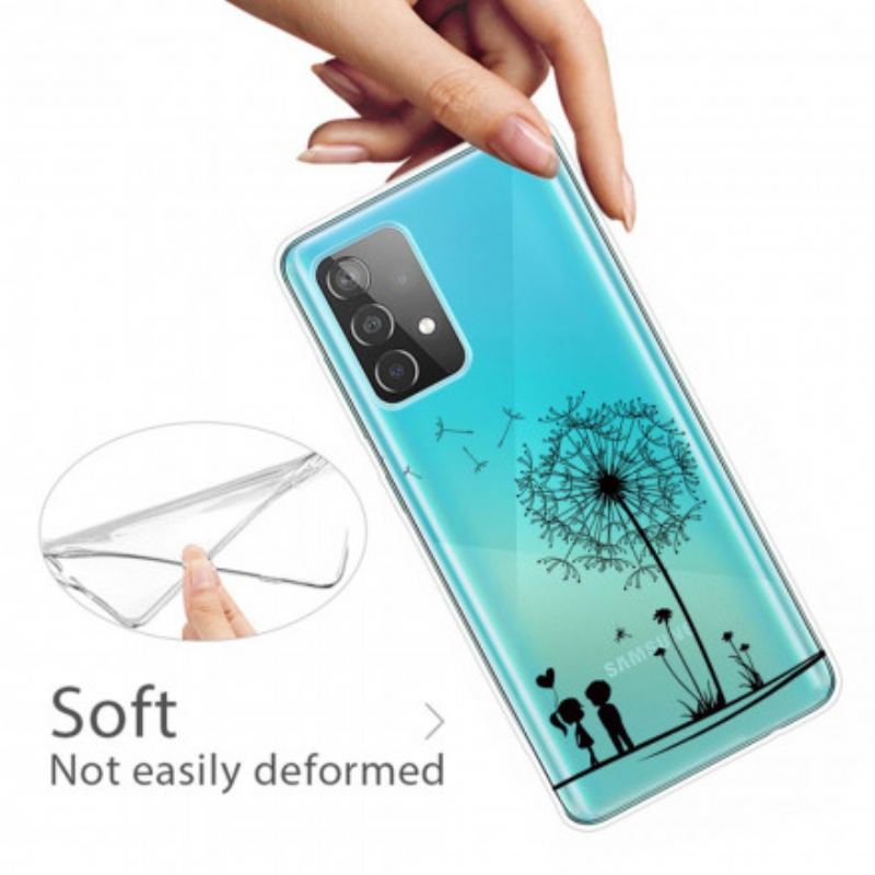 Cover Samsung Galaxy A52 4G / A52 5G / A52s 5G Mælkebøtte Kærlighed