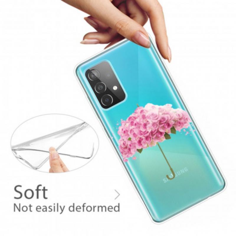 Cover Samsung Galaxy A52 4G / A52 5G / A52s 5G Paraply I Roser