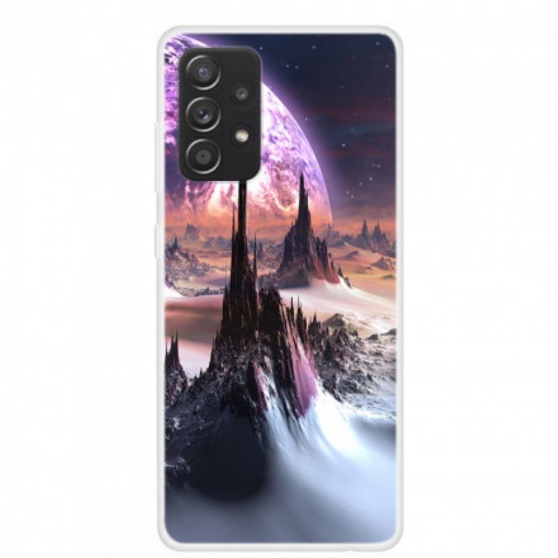 Cover Samsung Galaxy A52 4G / A52 5G / A52s 5G Silikone Dreams Of Planets