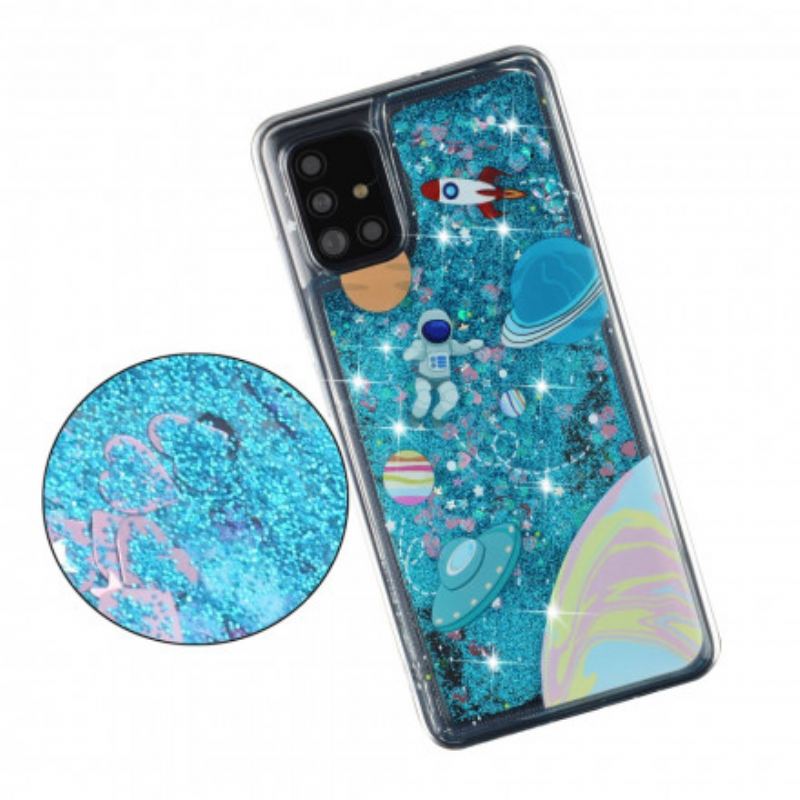 Cover Samsung Galaxy A52 4G / A52 5G / A52s 5G Space Pailletter