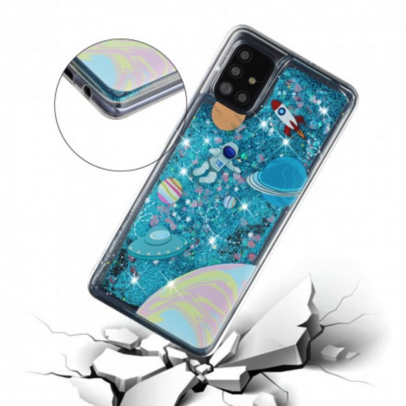 Cover Samsung Galaxy A52 4G / A52 5G / A52s 5G Space Pailletter