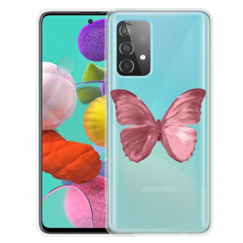 Cover Samsung Galaxy A52 4G / A52 5G / A52s 5G Vilde Sommerfugle