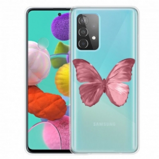 Cover Samsung Galaxy A52 4G / A52 5G / A52s 5G Vilde Sommerfugle