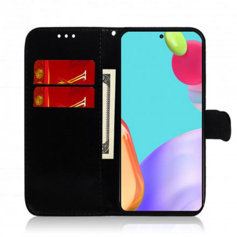 Læder Cover Samsung Galaxy A52 4G / A52 5G / A52s 5G Spejlcover I Imiteret Læder