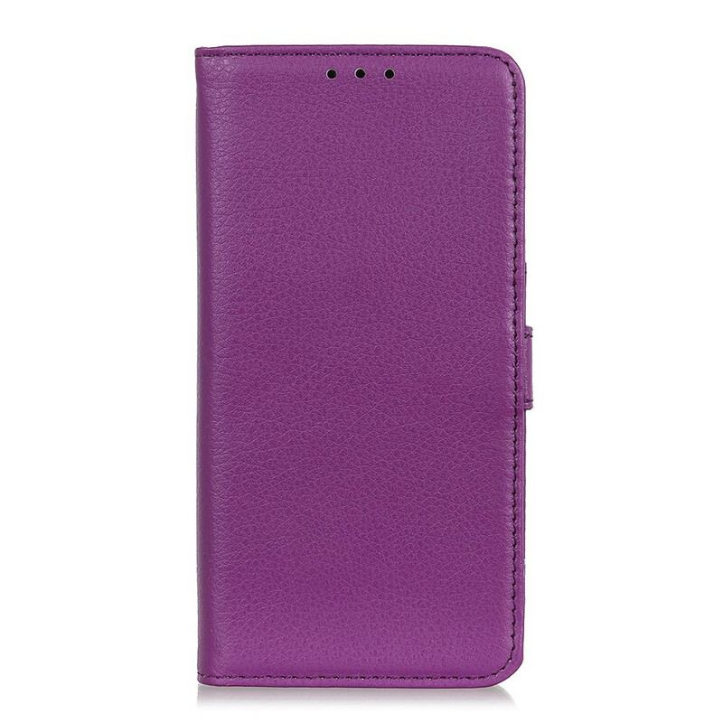 Læder Cover Samsung Galaxy A52 4G / A52 5G / A52s 5G Traditionelt Litchi