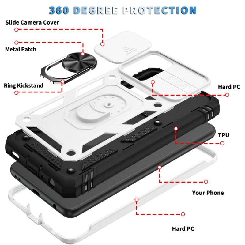 Mobilcover Samsung Galaxy A52 4G / A52 5G / A52s 5G Ring Og Linsedæksel