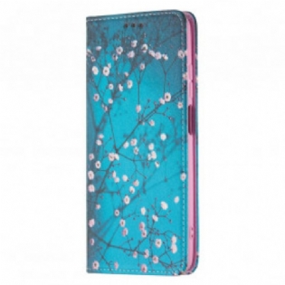 Cover Xiaomi Redmi 10 Flip Cover Blomstrende Grene