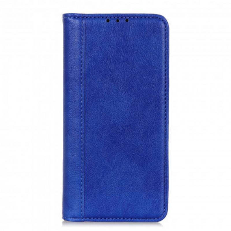 Cover Xiaomi Redmi 10 Flip Cover Elegance Split Litchi Læder