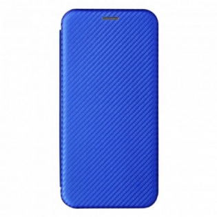 Cover Xiaomi Redmi 10 Flip Cover Farvet Carbon Silikone