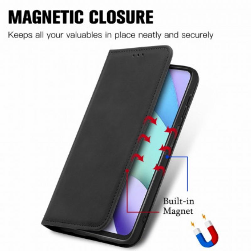 Cover Xiaomi Redmi 10 Flip Cover Hudberøring