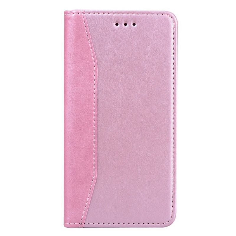 Cover Xiaomi Redmi 10 Flip Cover Tofarvet Business Lædereffekt