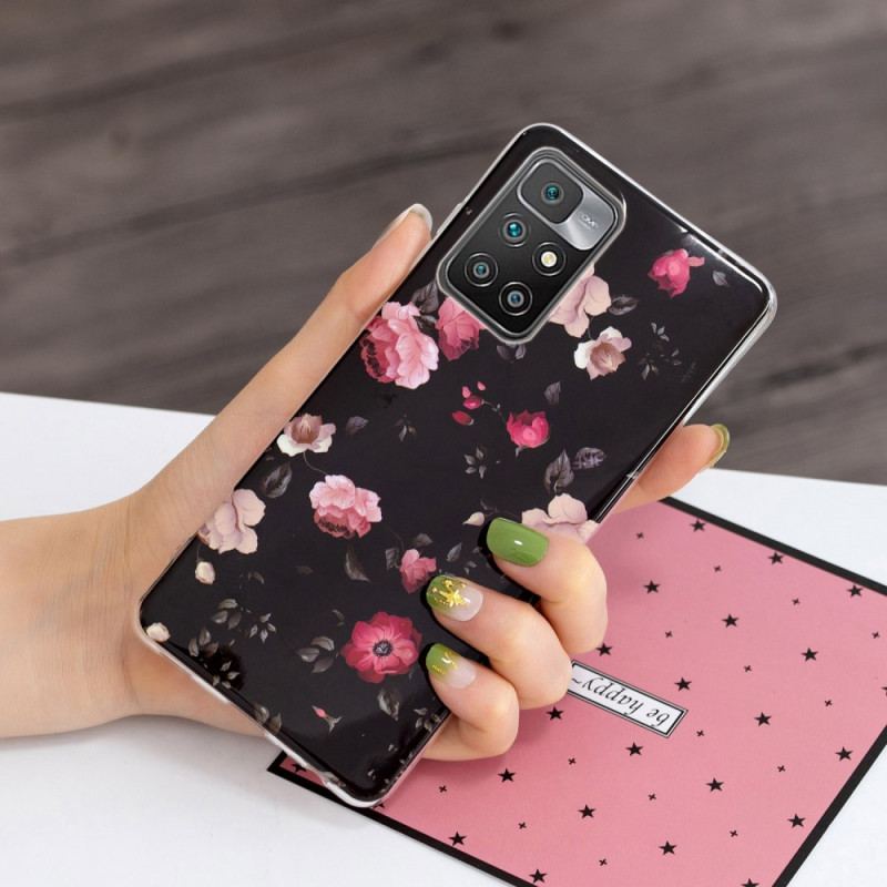 Cover Xiaomi Redmi 10 Fluorescerende Blomster