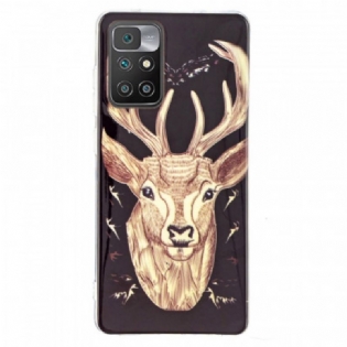 Cover Xiaomi Redmi 10 Fluorescerende Majestic Deer