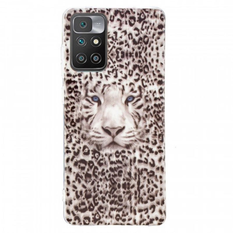 Cover Xiaomi Redmi 10 Leopard Fluorescerende