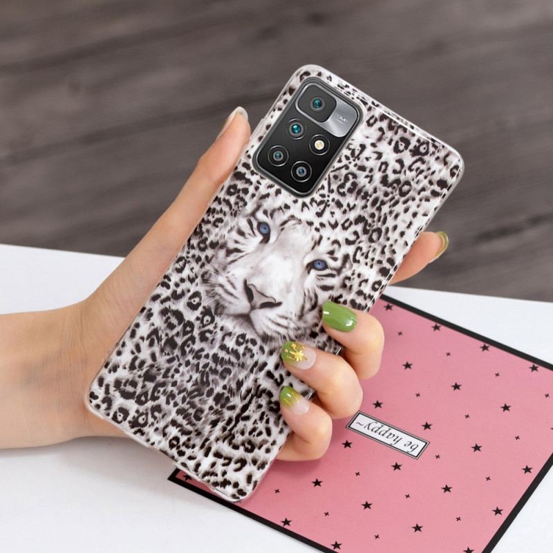 Cover Xiaomi Redmi 10 Leopard Fluorescerende