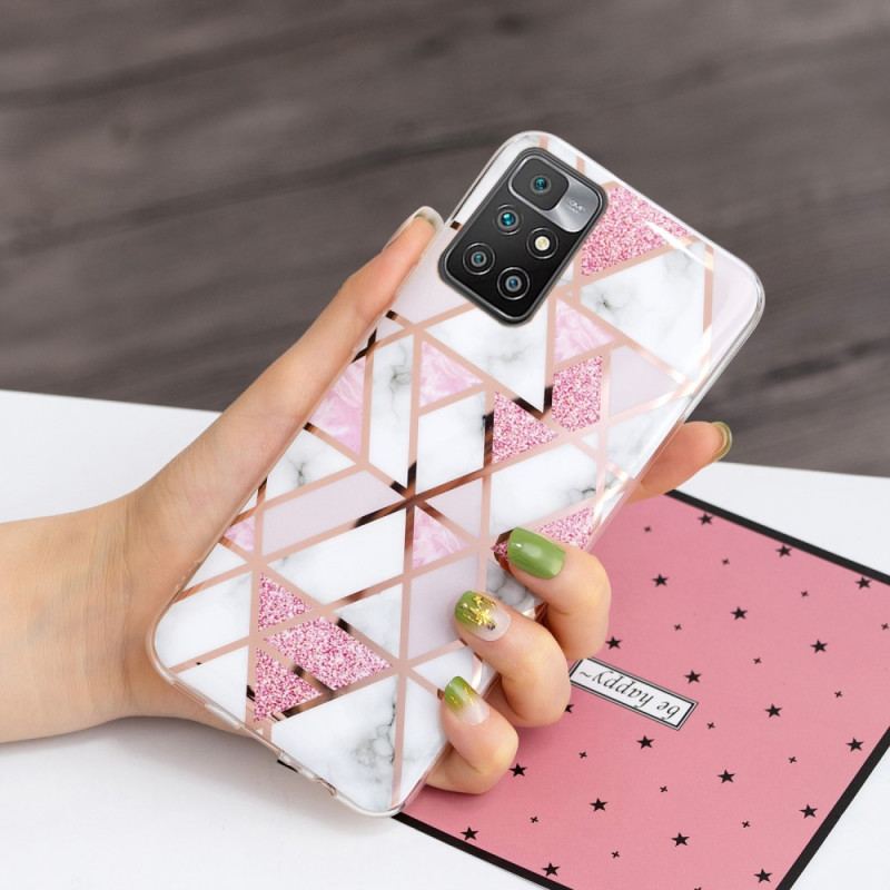 Cover Xiaomi Redmi 10 Marmor Geometri