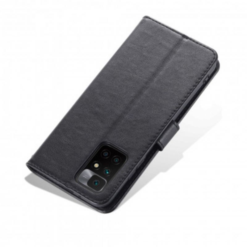 Flip Cover Xiaomi Redmi 10 Azns Imiteret Læder