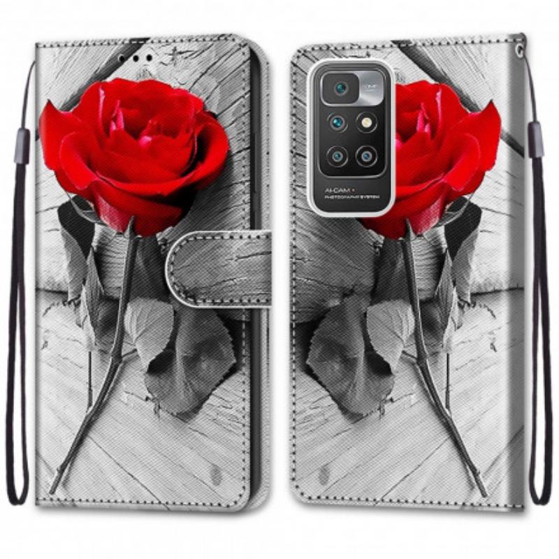 Flip Cover Xiaomi Redmi 10 Blomster Vidunder