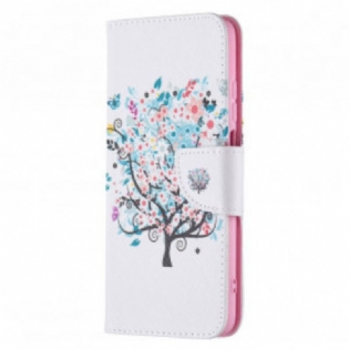 Flip Cover Xiaomi Redmi 10 Blomstret Træ