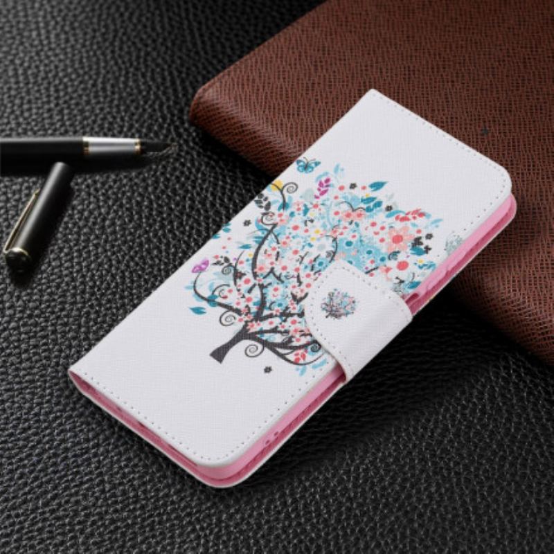 Flip Cover Xiaomi Redmi 10 Blomstret Træ