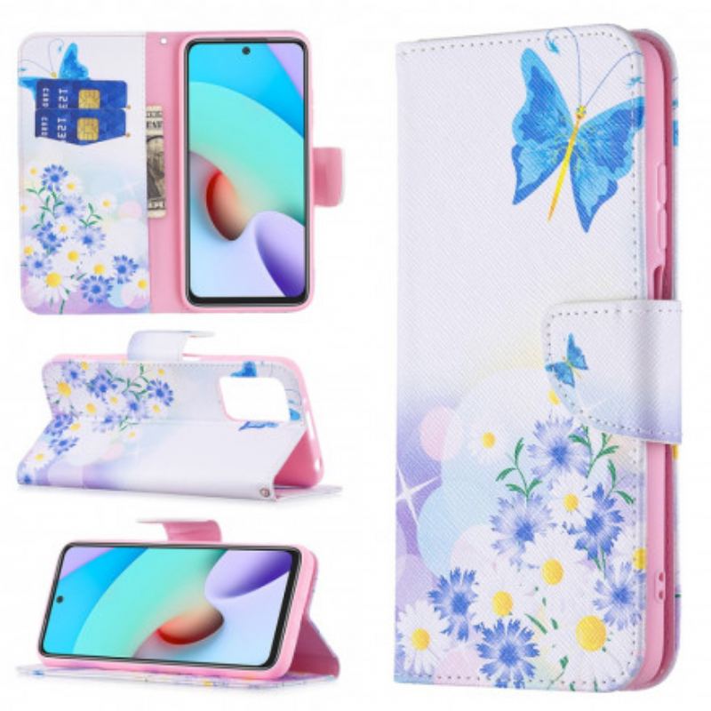 Flip Cover Xiaomi Redmi 10 Drømmenes Sommerfugle