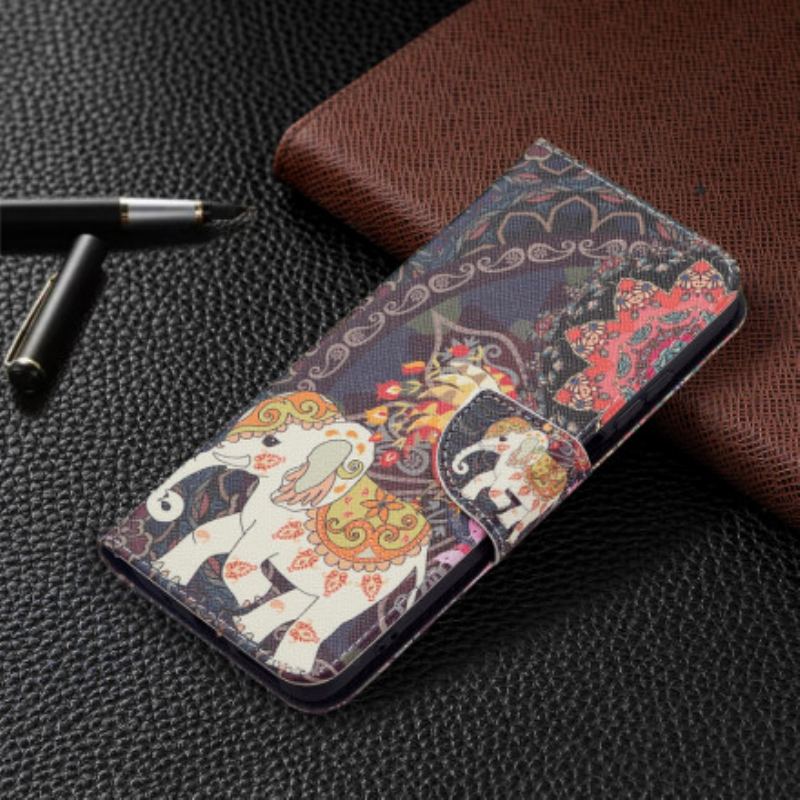 Flip Cover Xiaomi Redmi 10 Indiske Elefanter