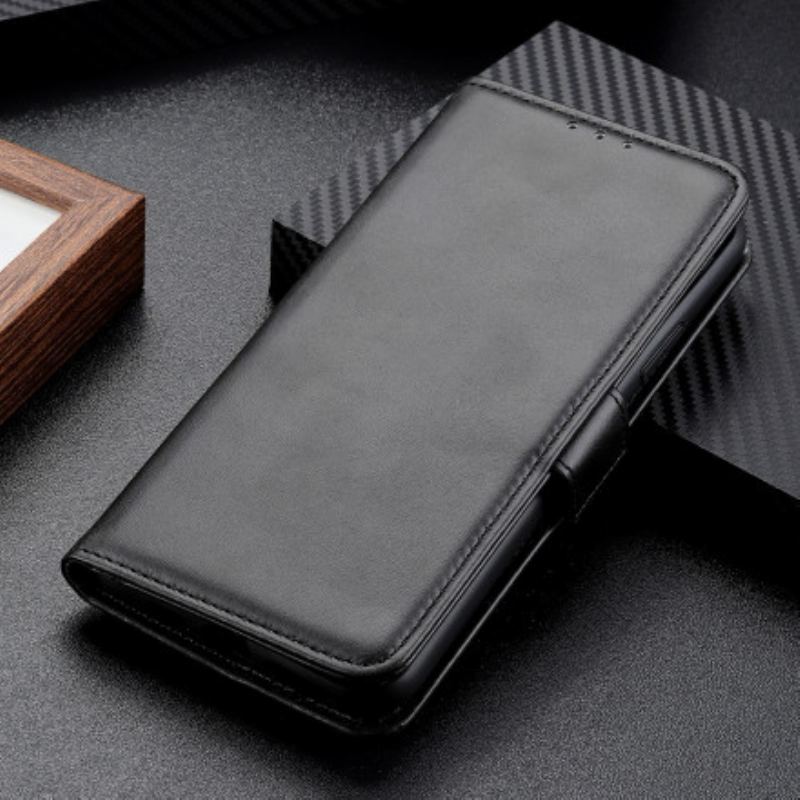 Flip Cover Xiaomi Redmi 10 Læder Cover Dobbelt Klap