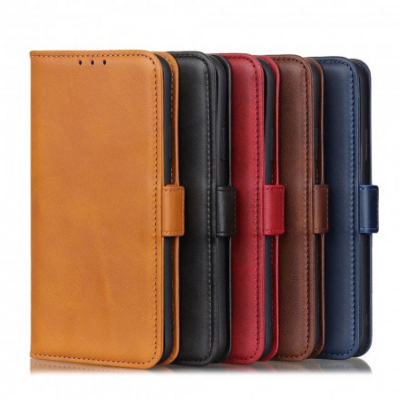 Flip Cover Xiaomi Redmi 10 Læder Cover Dobbelt Klap