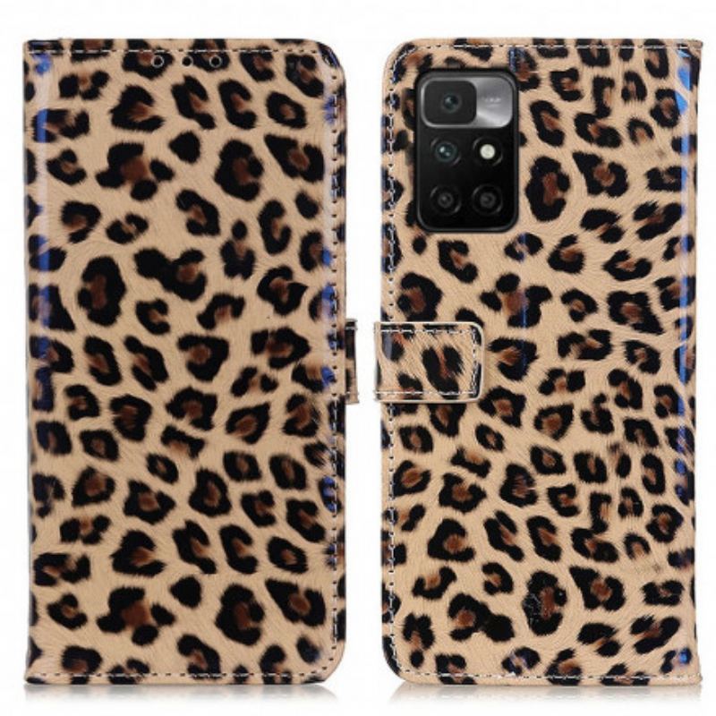 Flip Cover Xiaomi Redmi 10 Leopard