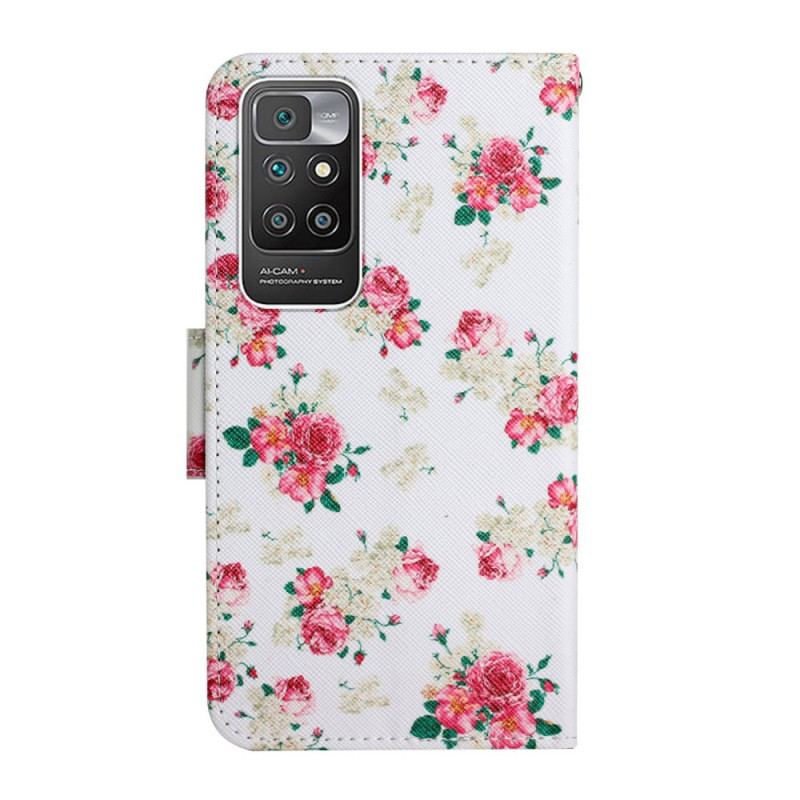 Flip Cover Xiaomi Redmi 10 Liberty Royal Blomster