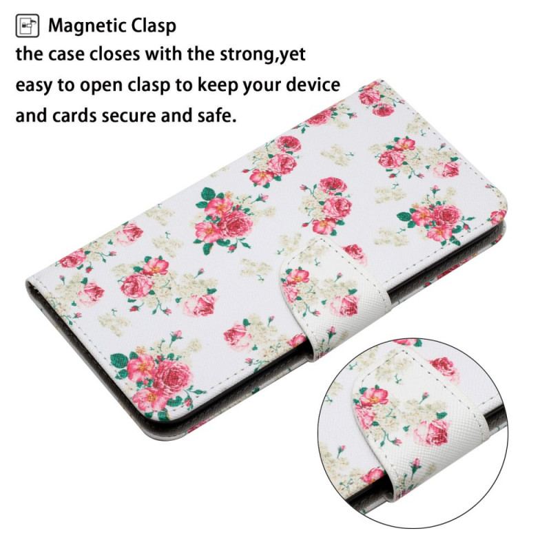Flip Cover Xiaomi Redmi 10 Liberty Royal Blomster