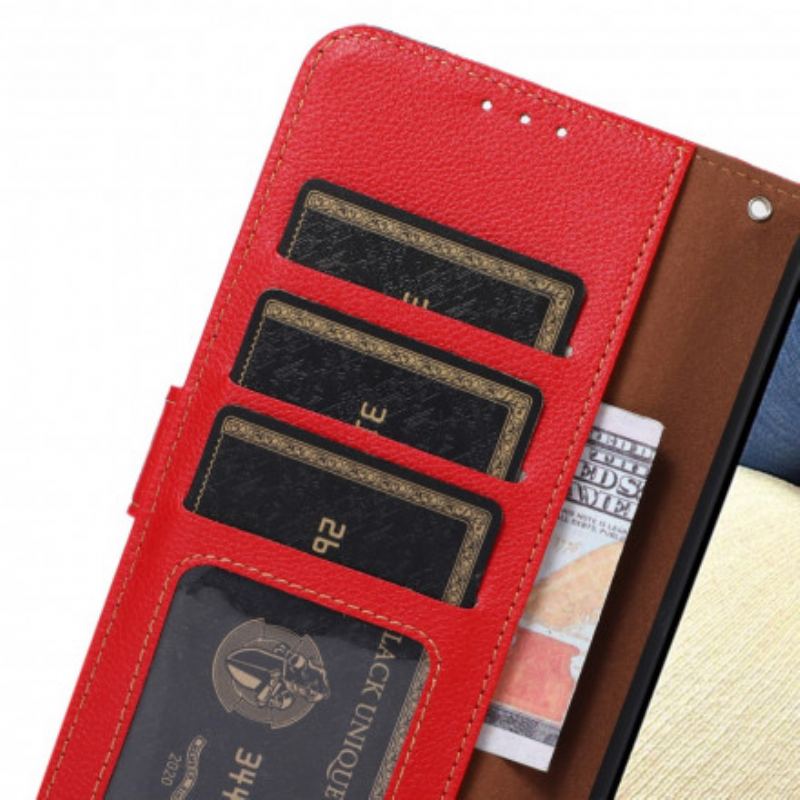 Flip Cover Xiaomi Redmi 10 Lychee Style Rfid Khazneh