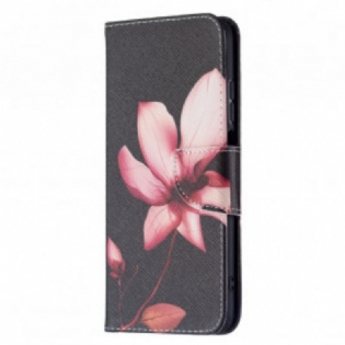 Flip Cover Xiaomi Redmi 10 Lyserød Blomst