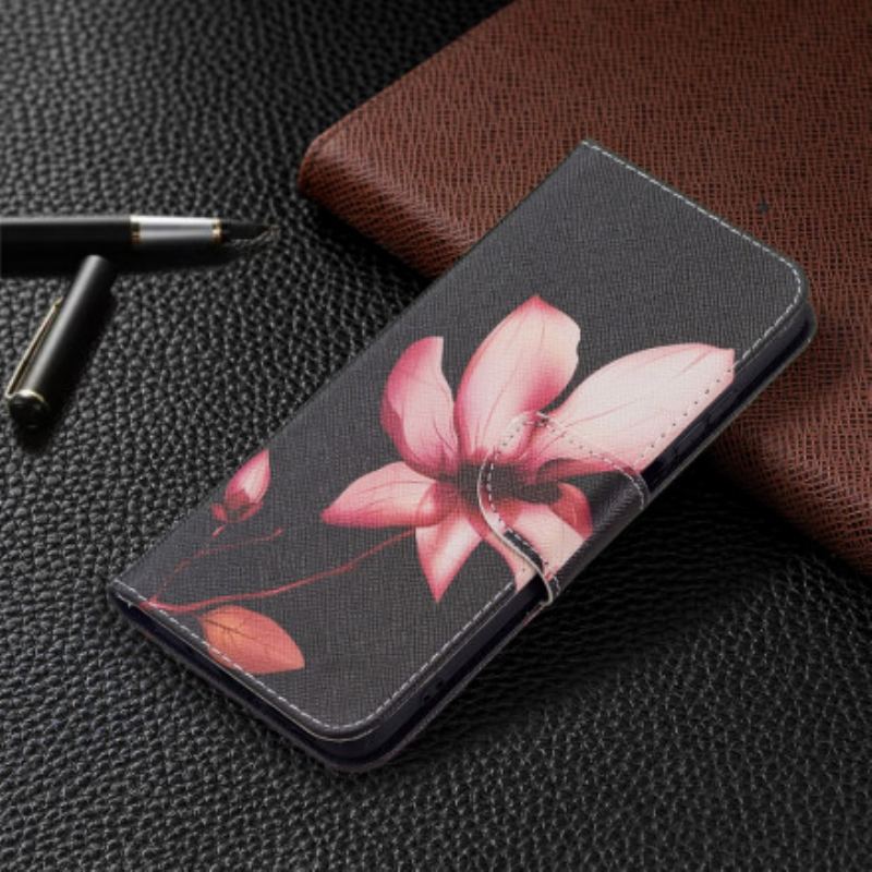 Flip Cover Xiaomi Redmi 10 Lyserød Blomst