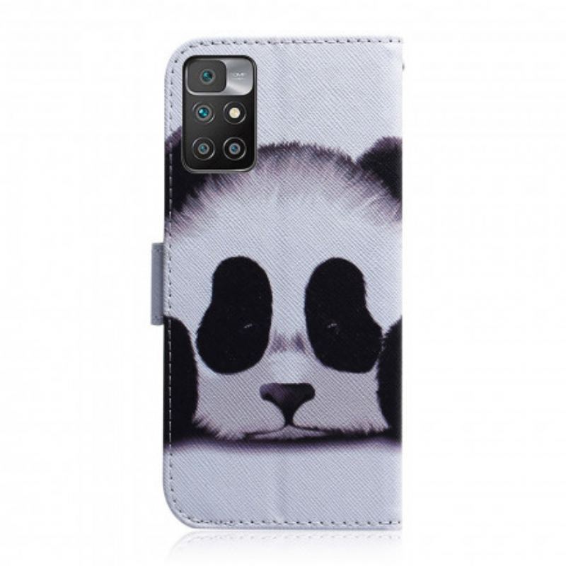 Flip Cover Xiaomi Redmi 10 Panda Ansigt